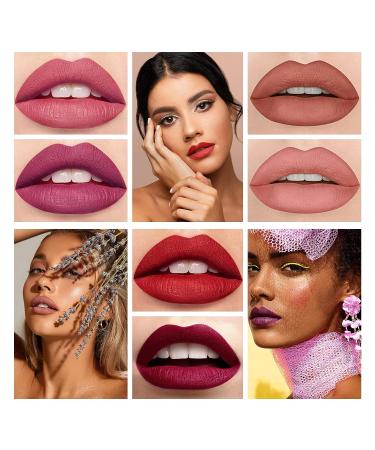 LSxia 18 Colors Capsule Pills Lipstick Set - Long Lasting Matte Lipsticks for Women - Cute Dark Red Lipsticks - Buy Online on SooperMarket.com