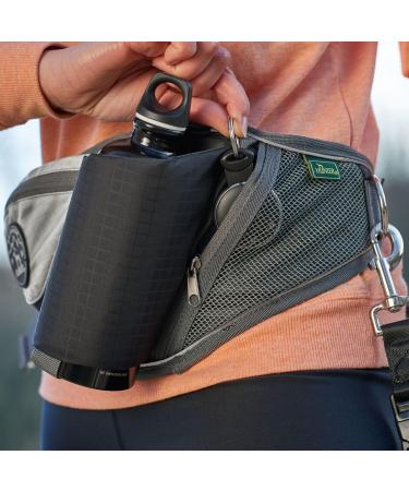 HUNTER Jasper Anti-Jerk Dog Leash & Jogging Belt - Shock Absorber Reflective One-Size Black/Grey - Perfect for International Shipping - Buy Online on SooperMarket.com