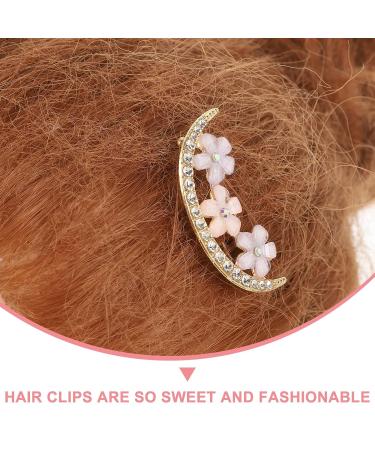 KALLORY Women's Acrylic Flower Hair Clips - 4pcs Rhinestone Bobby Pins for Girls & Women - Buy Online on SooperMarket.com