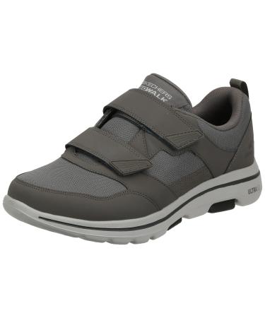 Skechers Men's Gowalk-Athletic Hook and Loop Walking Shoes | Two Strap Sneakers | Air-Cooled Foam 10 X-Wide Khaki
