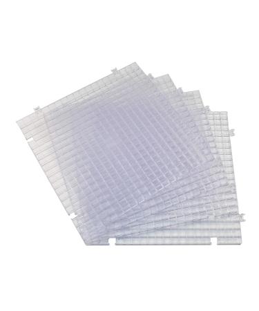 Creator's Waffle Grid 4-Pack - As Seen On HGTV/DIY Cool Tools Network - 100% USA - Solid Bottom Modular Surface - Glass Cutting Small Parts Liquid Containment Grow Room Etc. - Home Office Shop