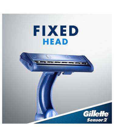 Gillette Sensor2 Men's Disposable Razor 12 Count (Pack of 3) - Blue | Buy Online Now - Buy Online on SooperMarket.com