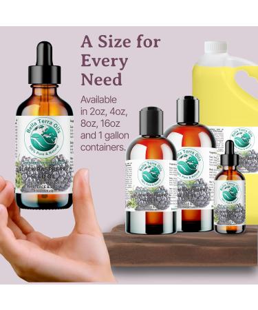 Buy Bella Terra Black Raspberry Seed Oil 2 oz - Cold-Pressed Unrefined High in Vitamin E & Omega-3 - Enhance Your Beauty Naturally - Buy Online on SooperMarket.com
