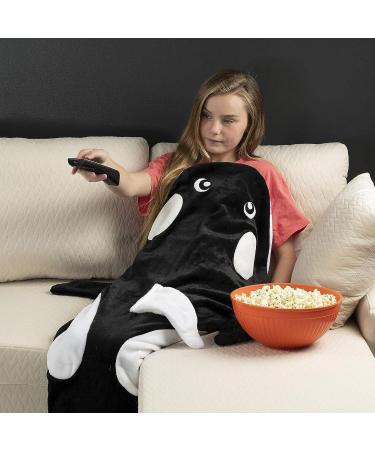 XXL Whale Blanket & Sleeping Bag | Super Soft Flannel Cuddly Blanket for Adults & Teens | Perfect Gift for Whale Lovers - Buy Online on SooperMarket.com