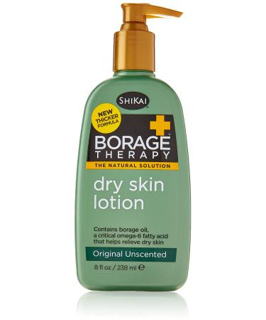 Shikai Lotion Dry Skin Therapy Borage 8 Fluid Ounce Unscented 8 Ounce