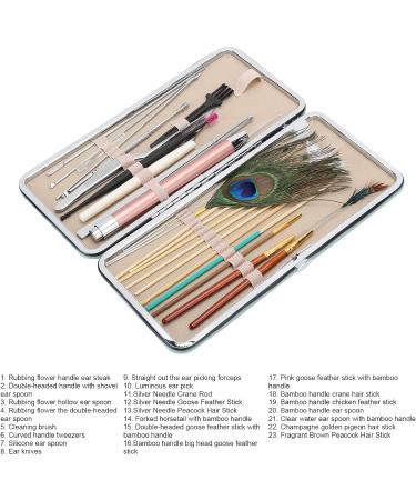 Green Spiral Ear Wax Removal Tool Set | Double Ended Ear Pick & Scoop Spoon | Ear Care Supplies - Buy Online on SooperMarket.com