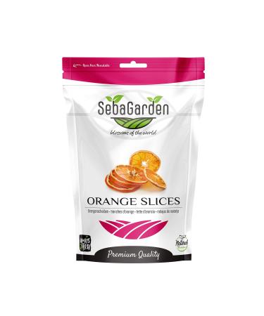 Seba Garden Dried Fruit Slices Dehydrated 150g (5.3 oz) 40+ Dried Slices for Cake Decoration Potpourri Candle Crafts Table Scatters (Orange Slices)