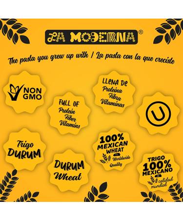 La Moderna Vermicelli Pasta Noodles - 7 oz (Pack of 20) | Durum Wheat, Protein, Fiber, Vitamins - Buy Online on SooperMarket.com