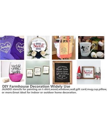 JAJADO Waymaker Bible Verse Silk Screen Stencils - Reusable Self-Adhesive for T-Shirt Printing and DIY Home Decor - Buy Online on SooperMarket.com