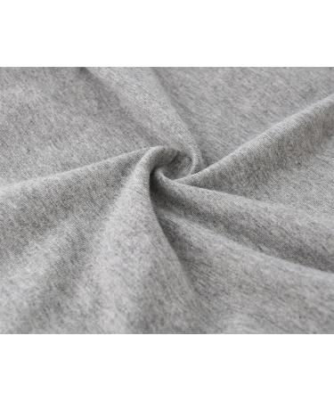 ZUMIY Maternity Nursing Top - Women's Cotton V Neck Ruched Waist Double Layered Tank in Grey - Buy Online on SooperMarket.com
