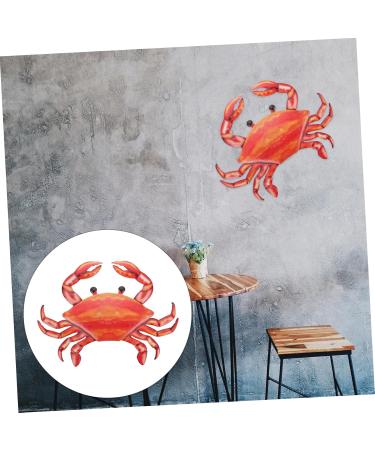 Cabilock 1pc Wall Decoration Pendant Outdoor Wall Art Wall Sticker Decor Decoration for Home Red Wrought Iron - Buy Online on SooperMarket.com