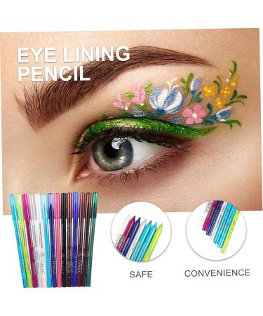 PLAFOPE 14pcs Eyeshadow Pencil Set Makeup Pencil Makeup Eye Liner Pencil Eye Makeup Accessory Eye Lining Pencil Eyeliner Pencil Cosmetics Pencil Eyeliner Drawing Tool Cosmetic Accessories - Buy Online on SooperMarket.com