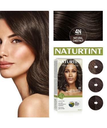 Buy Naturtint Natural Chestnut 4N | Long-lasting Hair Color - 5.4 oz | Vegan & Non-toxic Hair Dye for International Shipping - Buy Online on SooperMarket.com