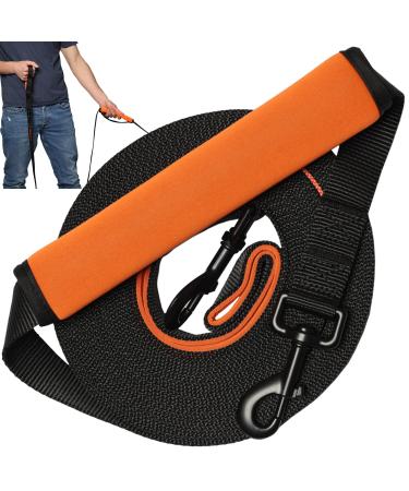 Total Pet 10m Training Lead for Dogs & Puppy - Long Line Leash With Control Handle For Recall/Obedience Training