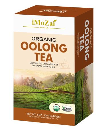 Imozai Organic Oolong Tea Bags 100 Count Individually Wrapped