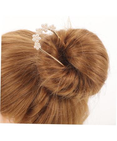 Gogogmee Pearl Hairpin Hair Accessories Hair Clip Hair Jewelry Hair Pins Pearl Hair Sticks Pearl Hair Fork Hair Chopsticks for Women Hairpin for Women Hair Forks French Pin Imitation Pearls - Buy Online on SooperMarket.com