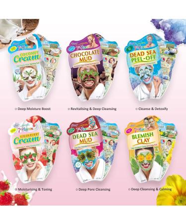 7th Heaven Bumper Box Gift Set - 25 Face Masks & Hair Masks for Skincare - Variety of Peel Off, Clay Face Masks, for Damaged Hair - Contents May Vary - Buy Online on SooperMarket.com