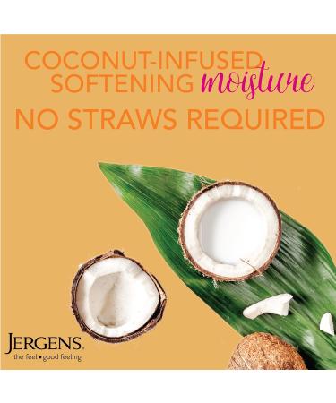 Jergens Hydrating Coconut Body Moisturizer 8 oz - Dermatologist Tested, Infused with Coconut Oil and Water for Long-Lasting Moisture - Buy Online on SooperMarket.com