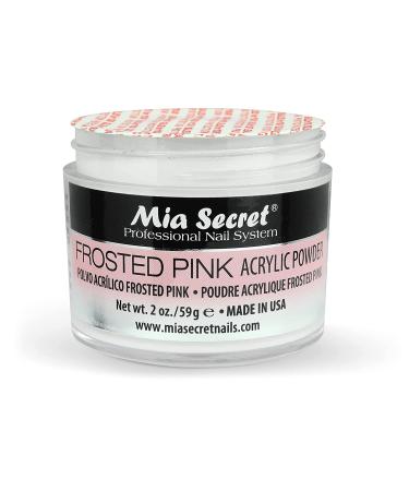 Mia Secret Frosted Pink Acrylic Powder - 2oz & 1oz - New Item! | 2 Ounce Pack - Buy Online on SooperMarket.com