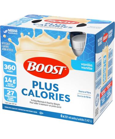 BOOST PLUS Complete Nutrition Drink Vanilla 6x237ml Bottles Case Pack of 4 Packaging May Vary - Buy Online on SooperMarket.com