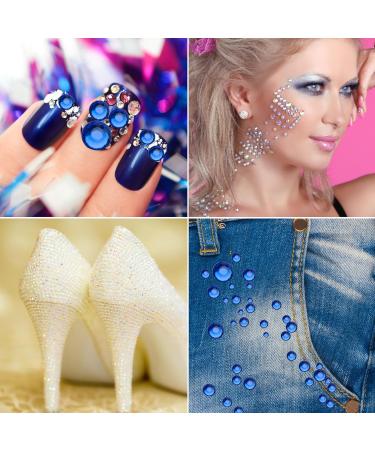 Jollin Sapphire Rhinestones SS20 - 576pcs Flat Back Glass For Adhesive Fixing | Premium Craft Supplies - Buy Online on SooperMarket.com