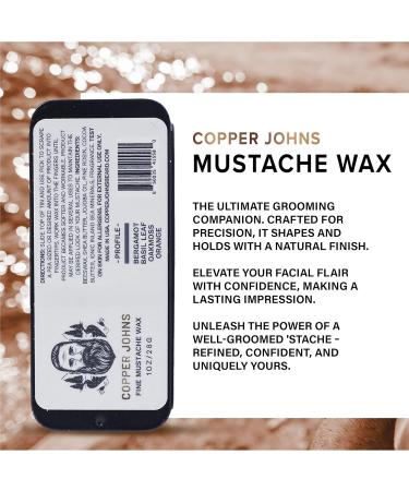 Mustache Wax | Strong Hold & All-Day Style | Beeswax Jojoba Oil & Sea Minerals | The Hunt | Ships Worldwide | 1oz - Buy Online on SooperMarket.com