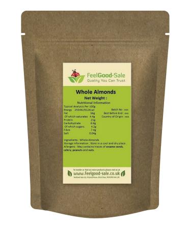 1kg Almonds - Californian Natural Whole - Nonpareil Premium Quality