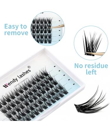 C Curl Cluster Lashes 12mm | Reusable Soft Individual Eyelash Clusters | DIY Lash Extensions | 0.07mm Wide Stem Wispy Clusters | FD-D29-0.07-C-12 - Buy Online on SooperMarket.com
