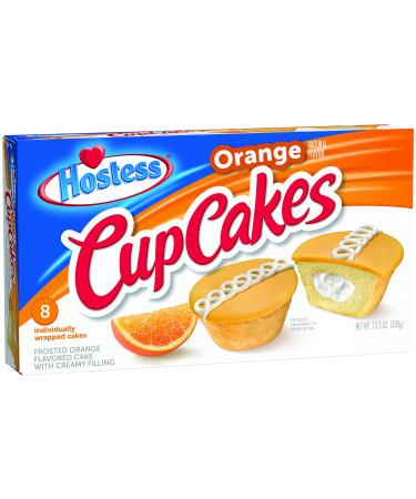 Hostess Cupcakes, Orange, 8 Count (Pack of 6)