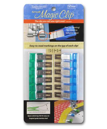 Taylor Seville Small Magic Clip Sewing and Quilting Clips 12-pc - Quilting Supplies and Notions - Sewing Accessories and Supplies