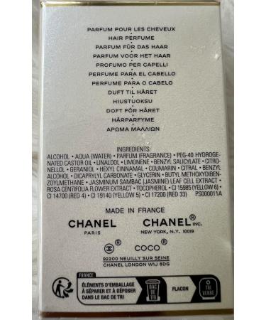 Chanel Coco Mademoiselle Hair Perfume 35ml Fresh 1.18 Fl Oz (Pack of 1) - Buy Online on SooperMarket.com