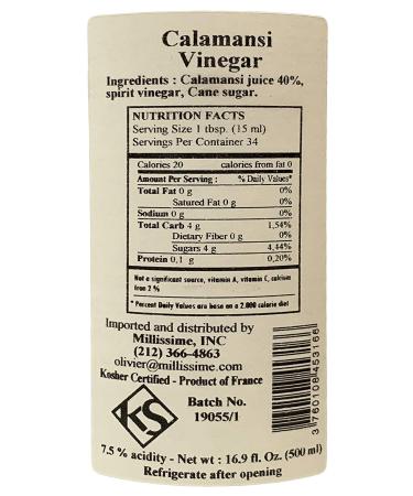 Huilerie Beaujolaise Lemon and Calamansi Vinegar - High Quality Citrus Infused Vinegar - Buy Online on SooperMarket.com