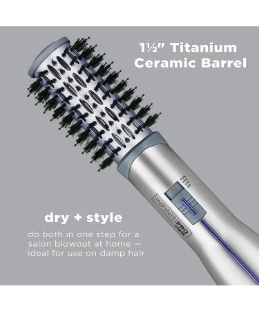 INFINITIPRO BY CONAIR Titanium Ceramic Hot Air Brush 1.5-Inch Styling Brush - Buy Online on SooperMarket.com