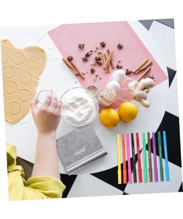PLAFOPE 10pcs Baking Pen Marker Pen Fine Tip Edible Pen Food Coloring Marker Colored Gel Pens Plastic - Buy Online on SooperMarket.com