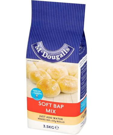 McDougalls Soft Bap Bread Mix - 1x3.5kg - Buy Online on SooperMarket.com