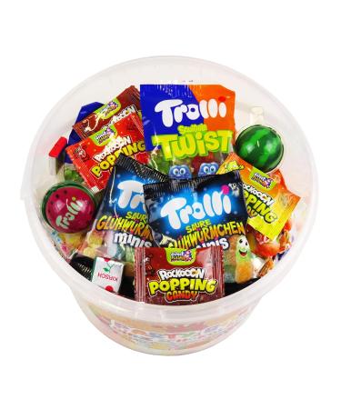 Buy 1kg Sweets Mix Party Box - Chocolate-Free Candy Pack for Children's Birthdays (Serves 6) - Buy Online on SooperMarket.com