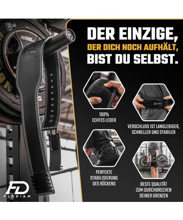 Premium Floodiam Weight Lifting Belt for Men & Women | Quick Adjustment Real Leather Gym Belt | Perfect for Weightlifting & Bodybuilding | Shop Now! - Buy Online on SooperMarket.com