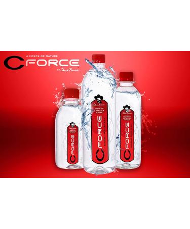 CForce Natural Artesian Bottled Water - High pH Alkaline 12oz (354.8ml) 12 Pack - Buy Online on SooperMarket.com