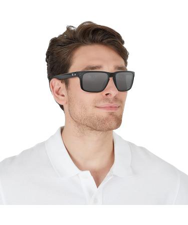 Oakley Men's Holbrook Square Sunglasses - Polished Black/Prizm Black 57mm - Buy Online on SooperMarket.com