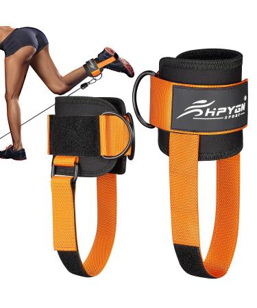 HPYGN Ankle Strap for Cable Machine, Padded Ankle Straps for Cable Machine Kickbacks, Glute Workouts, Leg Extensions, Curls, Booty Hip Abductors Exercise, Adjustable Comfort Ankle Cuff for Gym NEW