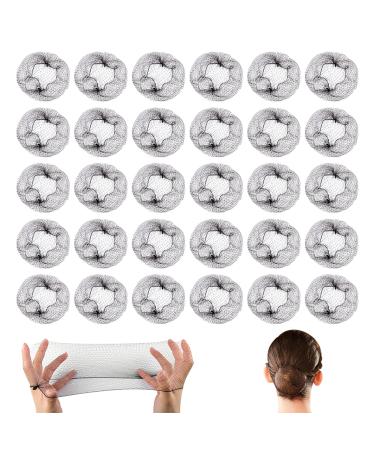 Invisible hair grids hair grid elastic hair net dutt hair networks for women butt network hair networks invisible hair networks ballet invisible hair network for women hair nets 30 pieces black-30pc