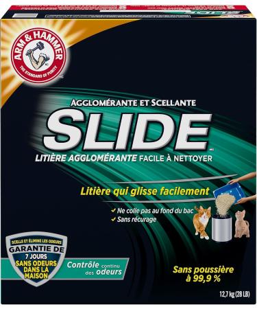 ARM & HAMMER Cat Litter | Clump & Seal Slide Non-Stop Odour Control | Dust Free Clumping Clay Litter | 12.7kg (Pack of 1) Non Stop Odour Control 12.7kg - Buy Online on SooperMarket.com