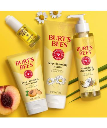 Burt's Bees Deep Cleansing Cream - 98.9% Natural Soap Bark & Chamomile 6oz | Shop Internationally - Buy Online on SooperMarket.com