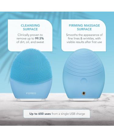 FOREO LUNA 3 Facial Cleansing Brush - Combination skin - Anti Aging Face Massager - Enhances Absorption of Facial Skin Care Products - For Clean & Healthy Face Care - Simple & Easy - Waterproof Combination Skin 310 g (Pack of 1) - Buy Online on SooperMarket.com