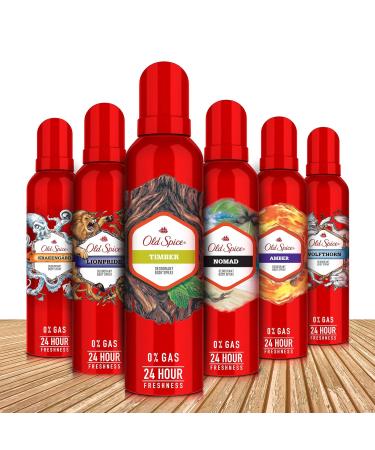 Buy Old Spice Timber 0% Gas Deodorant Body Spray for Men (115 gm / 140 ml) - International Shipping Available - Quality Body Spray from India - Buy Online on SooperMarket.com