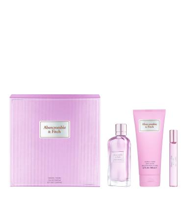 Abercrombie & Fitch First Instinct By Abercrombie & Fitch for Women - 3 Pc Gift Set 3.4oz Edp Spray 0.5oz Edp Spray 6.7oz Body Lotion 3count