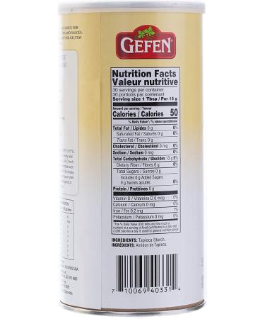 Gefen Gluten Free Tapioca Flour & Starch 16oz (2 pack) | Resealable Lid | Non-GMO - Buy Online on SooperMarket.com