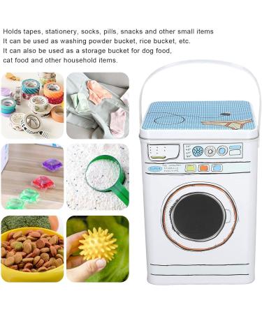 Cartoon Pattern Laundry Detergent Container Large Capacity Modeling Iron Material Washing Machine for Storage - Buy Online on SooperMarket.com