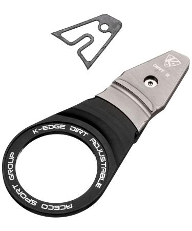 K-Edge Dirt 2 Adjustable Dirt 2 MTB Chain Catcher Black - black