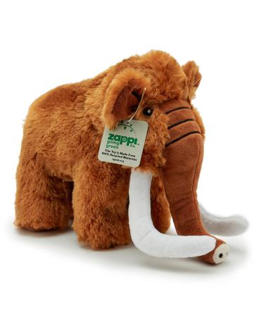Zappi Co Ultra Soft Mammoth Plush Toy (23 cm Length) - 100% Recycled Eco-Friendly Newborn Gift Realistic Lifelike